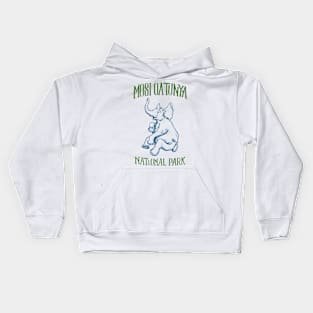 Mosi Oa Tunya National Park Zambia - Falling Elephant Kids Hoodie